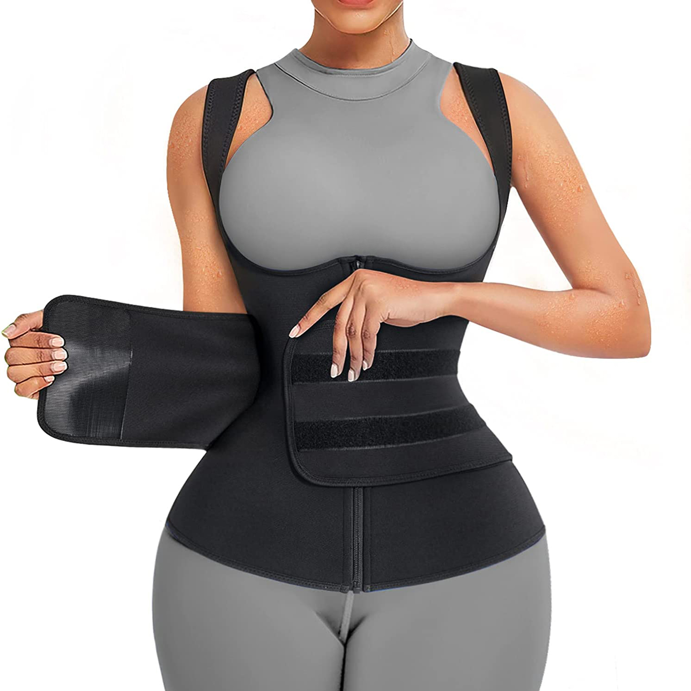 Tuta da sauna in neoprene per  - Sweat Waist Trainer Belt Neoprene recensione e prezzo