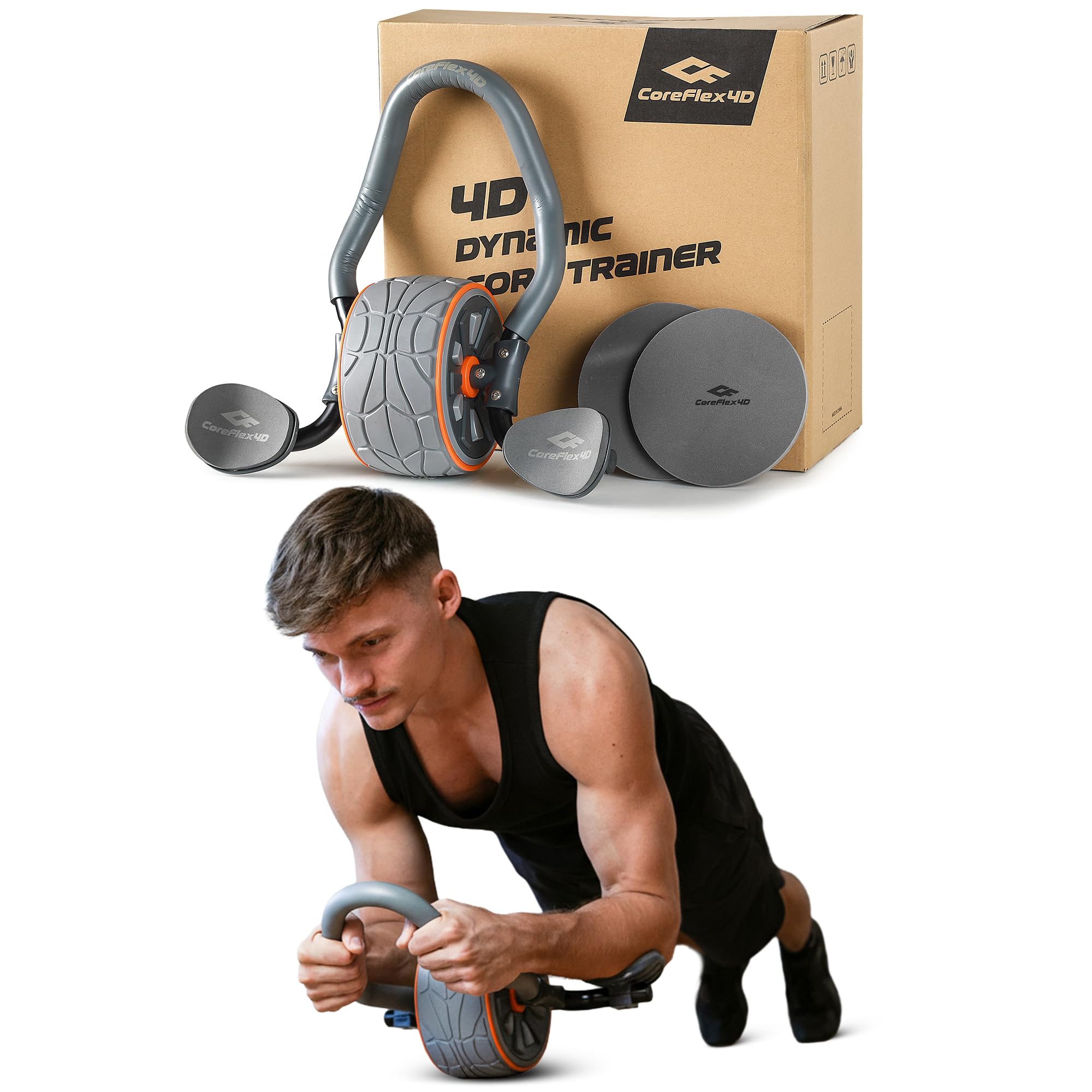 CoreFlex4D Ruota per Addominal - Ab Roller Wheel With Elbow Support recensione e prezzo